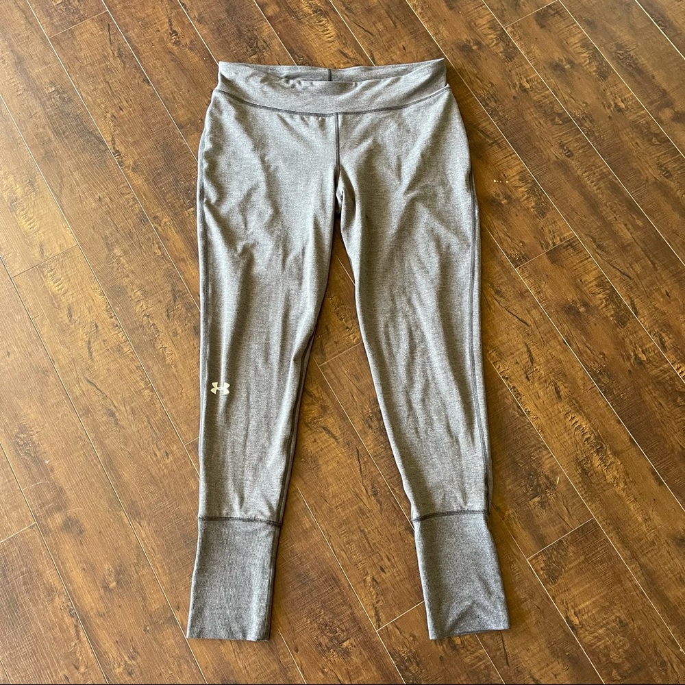UNDER ARMOUR. GREY LEGGINGS. Sz XL